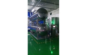 江蘇南通全自動雙層水浴1200*3600使用現(xiàn)場。用于鵪鶉蛋高溫殺菌。